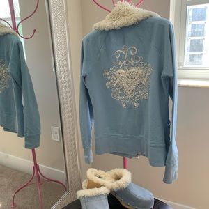 Twisted Heart embellished sweatshirt